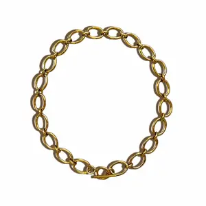 Glow Chain - Gold-Tone Oval Link necklace for Women, Fashionable & Durable Jewelry Accessory