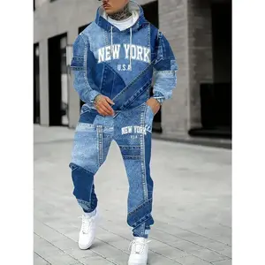 Men's Spring Fashion Hooded Sweatshirt&New York Casual Fashion Design Spring DeclarationRAIMENTRY