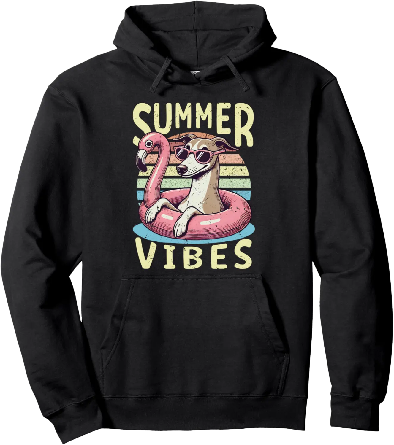 Retro Summer Vibes Italian Greyhound Dog Mom Vacation Trip Pullover Hoodie - Autumnsc Shop 24B0D9B4B8MY