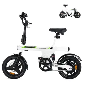 V1 Electric Bike for Adult 500W Motor, 20 mph Folding Ebike, 14"Adult Electric Bicycles with Smart Uphill, 280.8Wh Battery, Mini E Bikes for Adults and Teens, Commuting