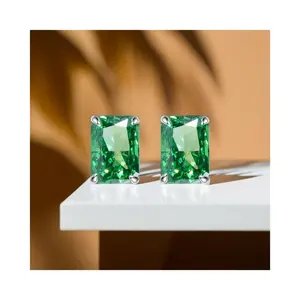 Elegant green earrings for ladies, perfect for daily wear or as a gift, versatile jewelry for all seasons