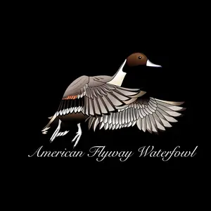 PINTAIL Sticker - American Flyway Waterfowl Design for Decorative Use in Black Adhesive Vinyl Decal Diy Decal Film Duck