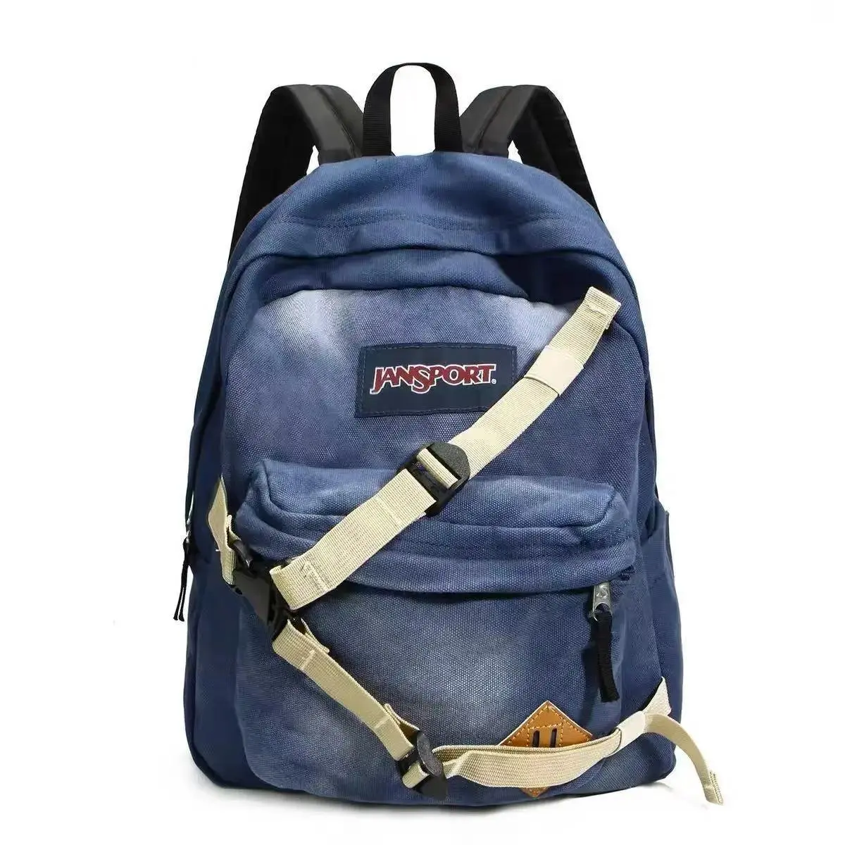 JanSport Spider-Man Graphic Washed Denim Backpack - Zip Closure, High-Capacity Multi-Function Storage, Unisex Collegiate School Backpacks for School, Classic Casual Street Bookbag, Spacious Storage