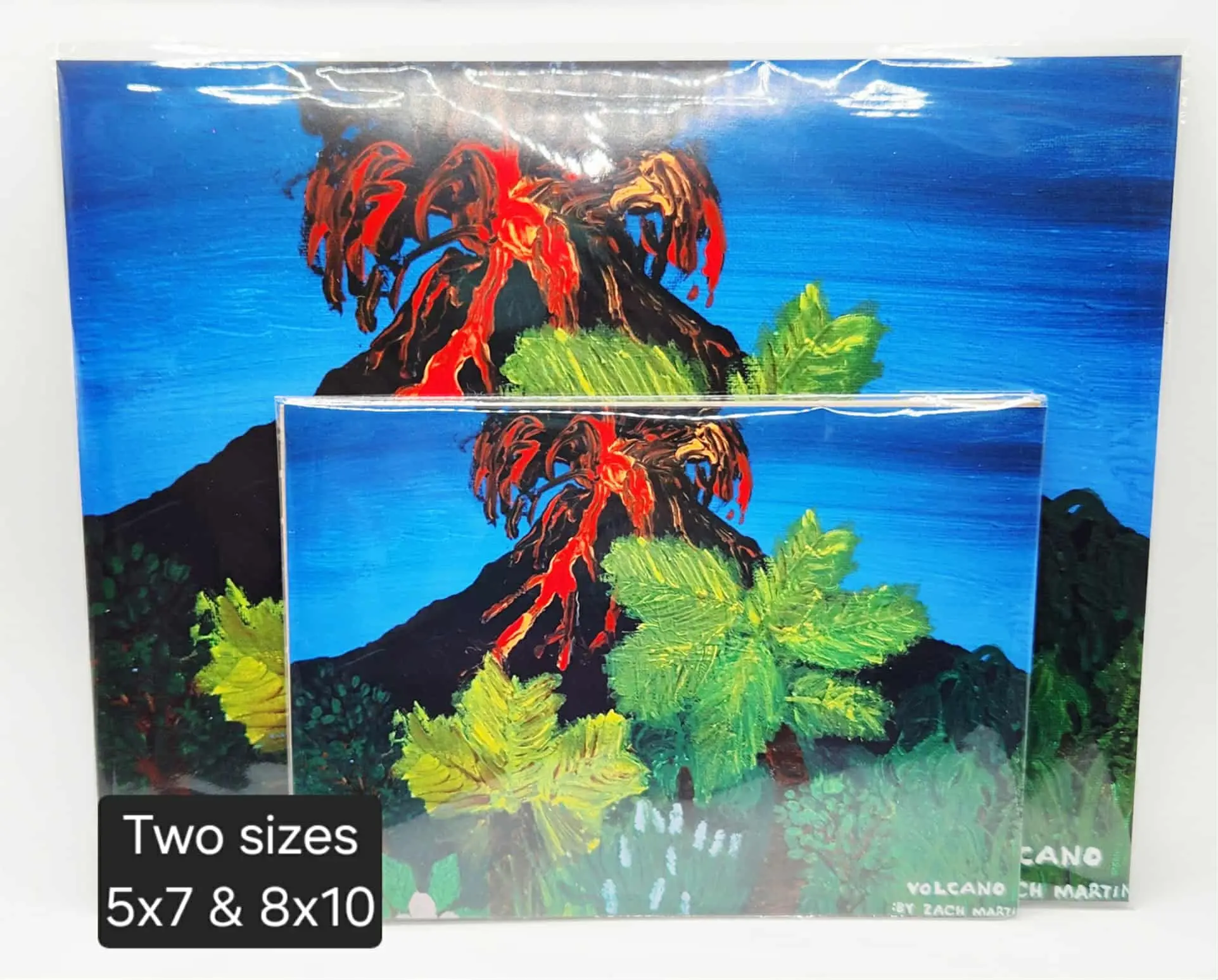 Volcano prints of original painting Volcano prints of original painting