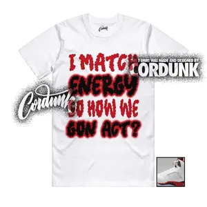 Unisex T-shirt to match Jordan 5 Fire Red Black Tongue White Varsity University Bred - MATCH. 100% Cotton for Casual Wear. Comfortable Summer Unisex T-Shirt to match Jordan Sneaker. Streetwear Style. urban outfitters