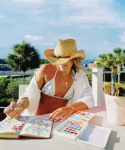 Watercolor String Bikini Set