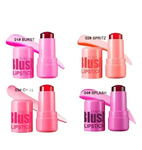 4-in-1 Jelly Blush Stick – Color-Changing, Supple Lip & Cheek Stick, Buildable Blush & Lip Tint