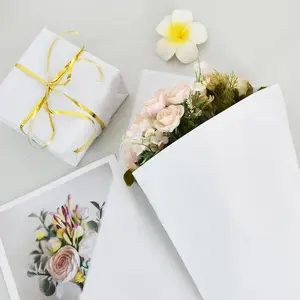 100 Sheets White Tissue Paper Bulk, Wrapping Tissue Paper for Gift Bags, 14 x 20 Inch Gift Wrap for Birthday Wedding Graduation Halloween DIY Crafts Holiday Flowers