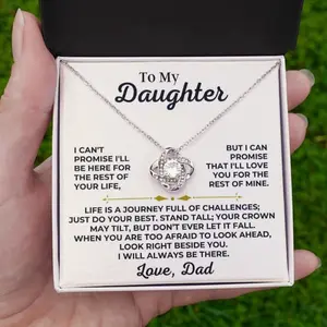 To My Daughter - Love Dad - Stand Tall - Love Knot Gift Set XJO