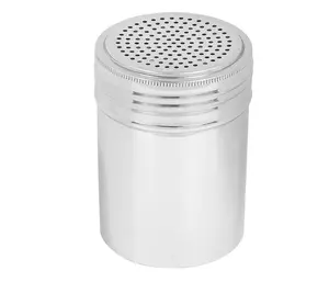 Casa M Spice Co® Stainless Steel Dredge Shaker with Silicone Lid - 10 Oz