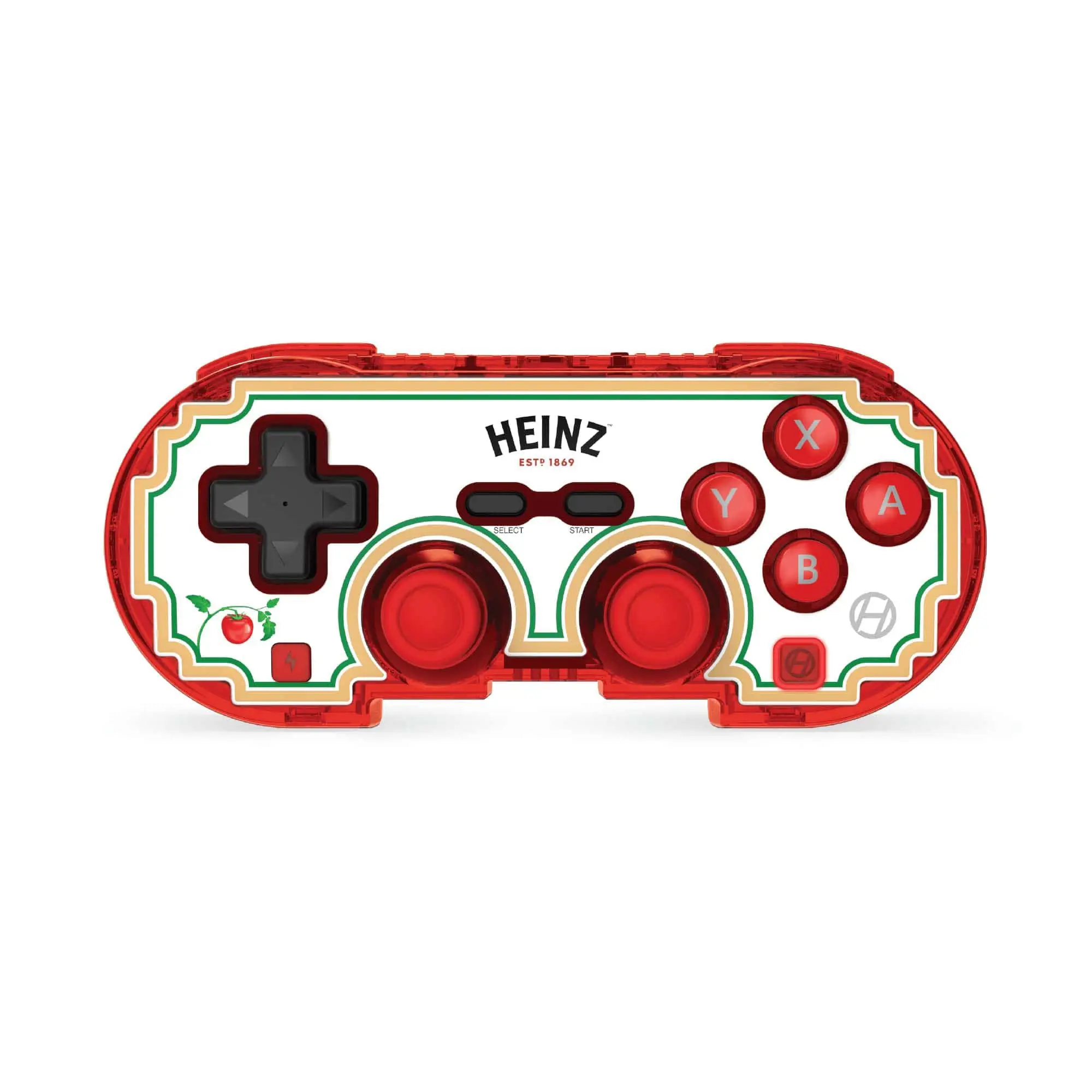 Hyperkin Pixel Art Controller for Switch/PC/Steam/Tesla & More, with 30ft Bluetooth, 20+ Hr Rechargeable Battery, Turbo