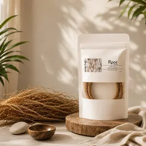 Vetiver Roots Herbal Tea Feminine Wellness Odor Support Natural Detox & Glow from Within Traditional African Self-Care Beverage Healthy Body Tea 4 Bundles Sun-Dried Roots - Drinks