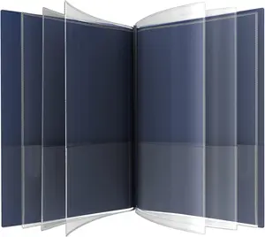Multi Pocket Organizer, 10 or 14 Page Folder, Waterproof, Patented Tear-Resistant, Flexible Plastic, Proudly Made in USA, Binder Substitute.