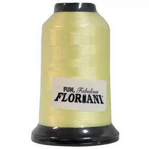 Floriani Polyester Embroidery Thread 1000m/1100yds - Cream - PF0540