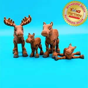Moose Flexible Miniature Figurine