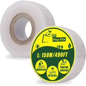 Grafting Tape, Buddy Tape for Fruit Trees/ Self-Adhesive PE Stretchable Film for Grafting and Budding -Garden Grafting Tool (3CM(1-1/5") W, 2 Roll)