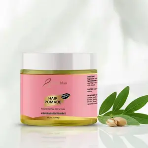 Hair Pomade - Natural Herbal Oil Formula with Vitamin E for Styling Haircare Matte Finish Gentle