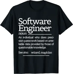 Developer Definition Software Engineer Coder Definition IT T-Shirt - Keylamartine Shop 52B084WQH2PQ