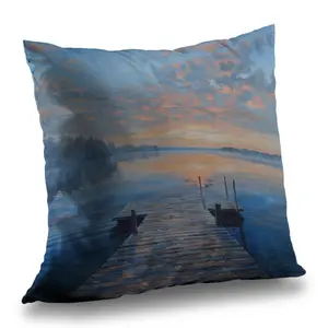 Begin Home Decor C1PT2626RNU60T 26 x 26 in. Calm Dock Beige Poly Twill Throw Pillow Insert - Home Decor