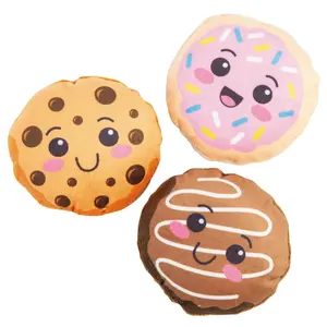 3 1/2" Bulk 48 Pc. Multicolor Flat Stuffed Happy Cookies