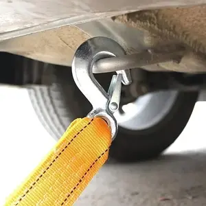 4M Heavy Duty 5 Ton Towing Rope, Break Strength Nylon Recovery Strap With Storage Bag, Vehicle Emergency Recovery Tool, Truck Car