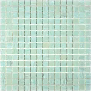 Light Pistachio Green 12x12 Glossy Uniform Square Glass Mosaic Tile (20 pack, 20 sq ft/case)