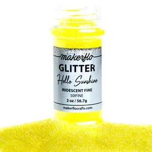 Makerflo Iridescent Fine Glitter - Hello Sunshine