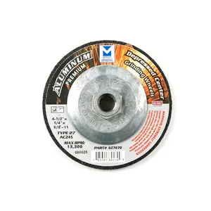 Mercer 4-1/2" x 1/4" x 5/8"-11 Aluminum Grinding Disc with Hub T27