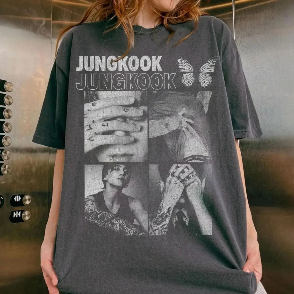 Limited Jung Kook 90s Bootleg Vintage T-Shirt, Jung Kook Kpop Streetwear Classic Tee, Jung Kook Gifts For Women and Man Unisex T-Shirt BN025 ZX9