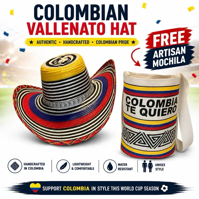 Aguadeño Hat | Handmade Straw Hat from Colombia - TikTok Shop