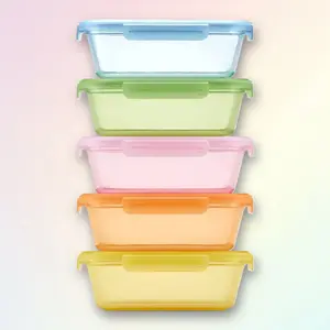 10-Piece Snap & Nest Meal Prep Containers in Blue - Ello Style, for Meal Prep, Leak-Proof, Blue, 10PC Set