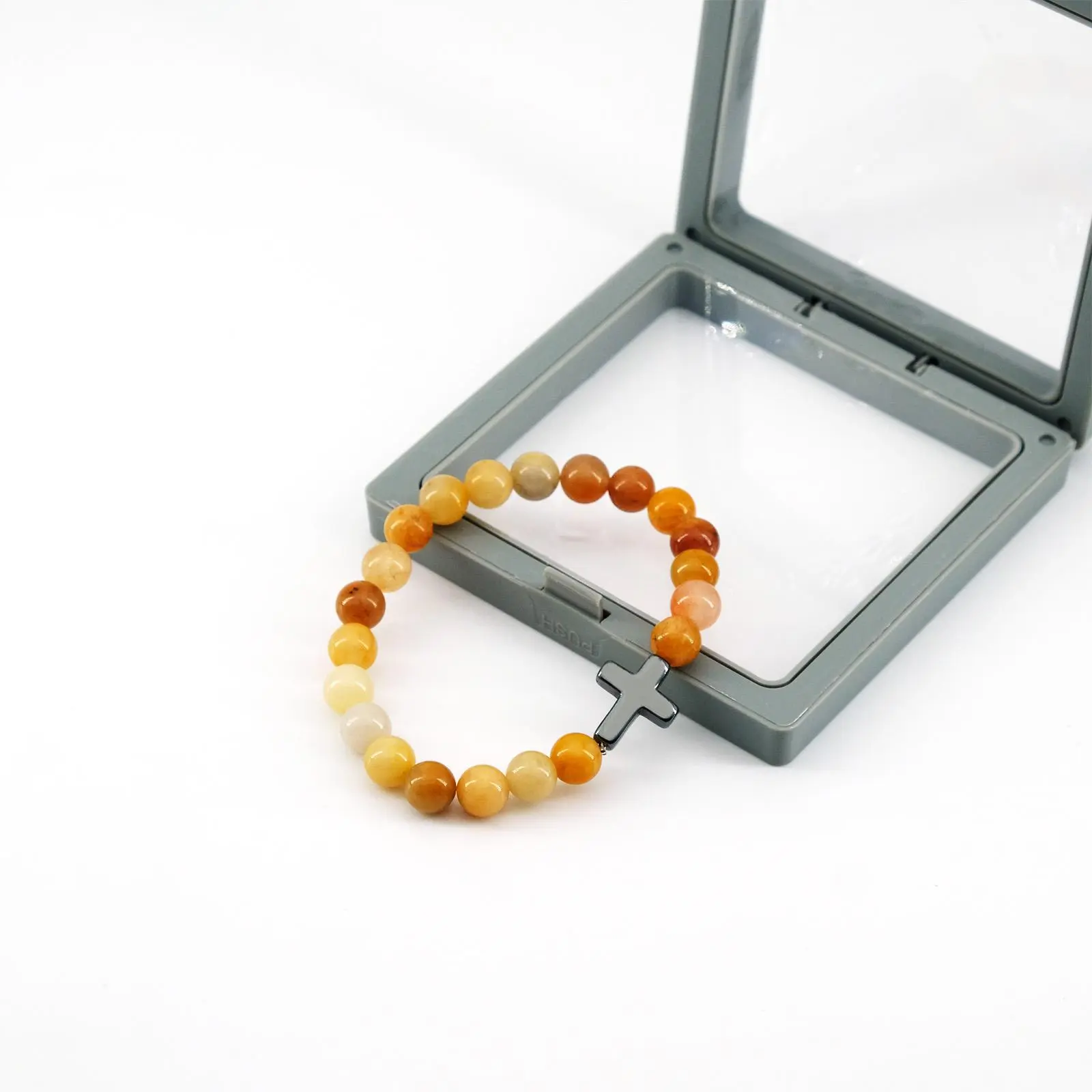 Bracelet with 3.54in*3.54in box - Agate