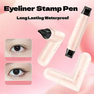 Precision Eyeliner Stamp Pen, Quick-Dry Long-Lasting, Non-Fading, Suitable for Beginners & Shaky Hands, Ideal for New Users