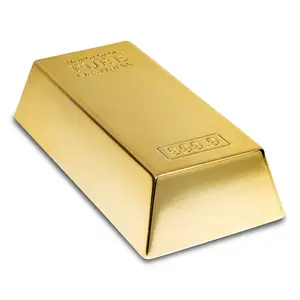 2lb Gold Bar Award - Heavy Duty Replica Bullion Brick