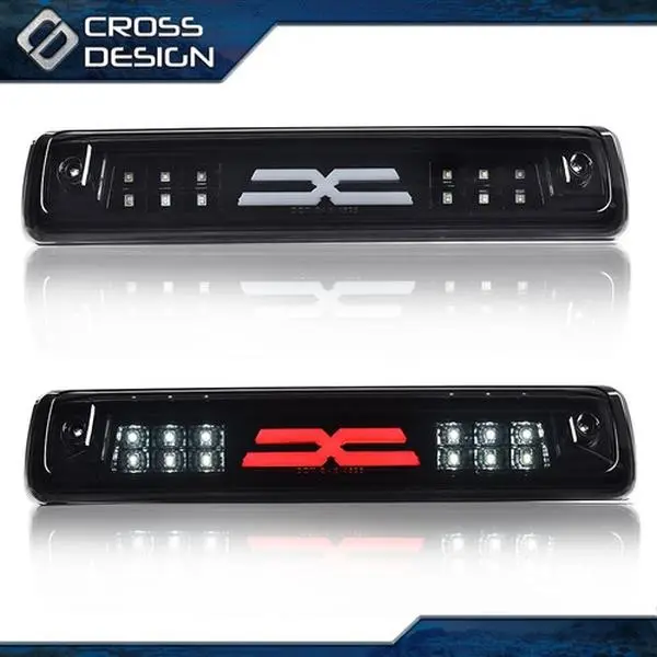 CROSSDESIGN LED 3rd Tail Brake Cargo Lamp - Energy Efficient Luminous Car Accessory for 2015-2018 Colorado, GMC Canyon Vehicles, Car Accessories, LED Brake Light Bulbs Lighting Assemblies & Components, Rectangular Tail Light Lighting Assemblies & Componen