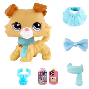Mini Pet Shop Collie Multi Item Party Gift Pack, Cute Accessories, Collectible Imagination for Lps Collie, Birthday Christmas Halloween Gift