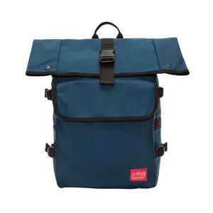 Manhattan Portage Roll-Top Backpack - Multi-Compartment Silver Cup Design, 26 Liters Volume, 1000D CORDURA Classic Fabric, Secure Roll-Top Closure, Breathable Mesh Pads, 29x50x18cm