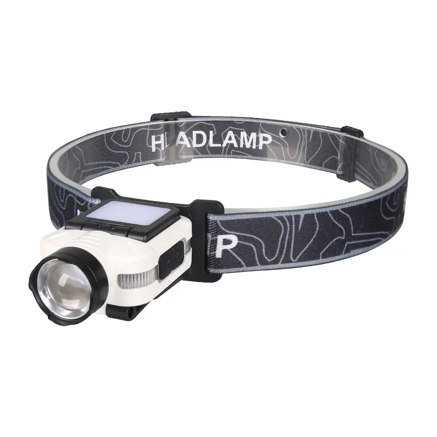 Induction headlights with strong light, long endurance, lithium battery, super bright, waterproof charging, outdoor head mounted fishing, induction mining lights, folding lights