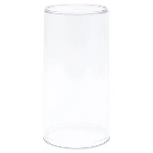Pioneer Plastics 280C Round Plastic Display Cases for Dolls, Bears, Action Figures, 4" W x 8" H