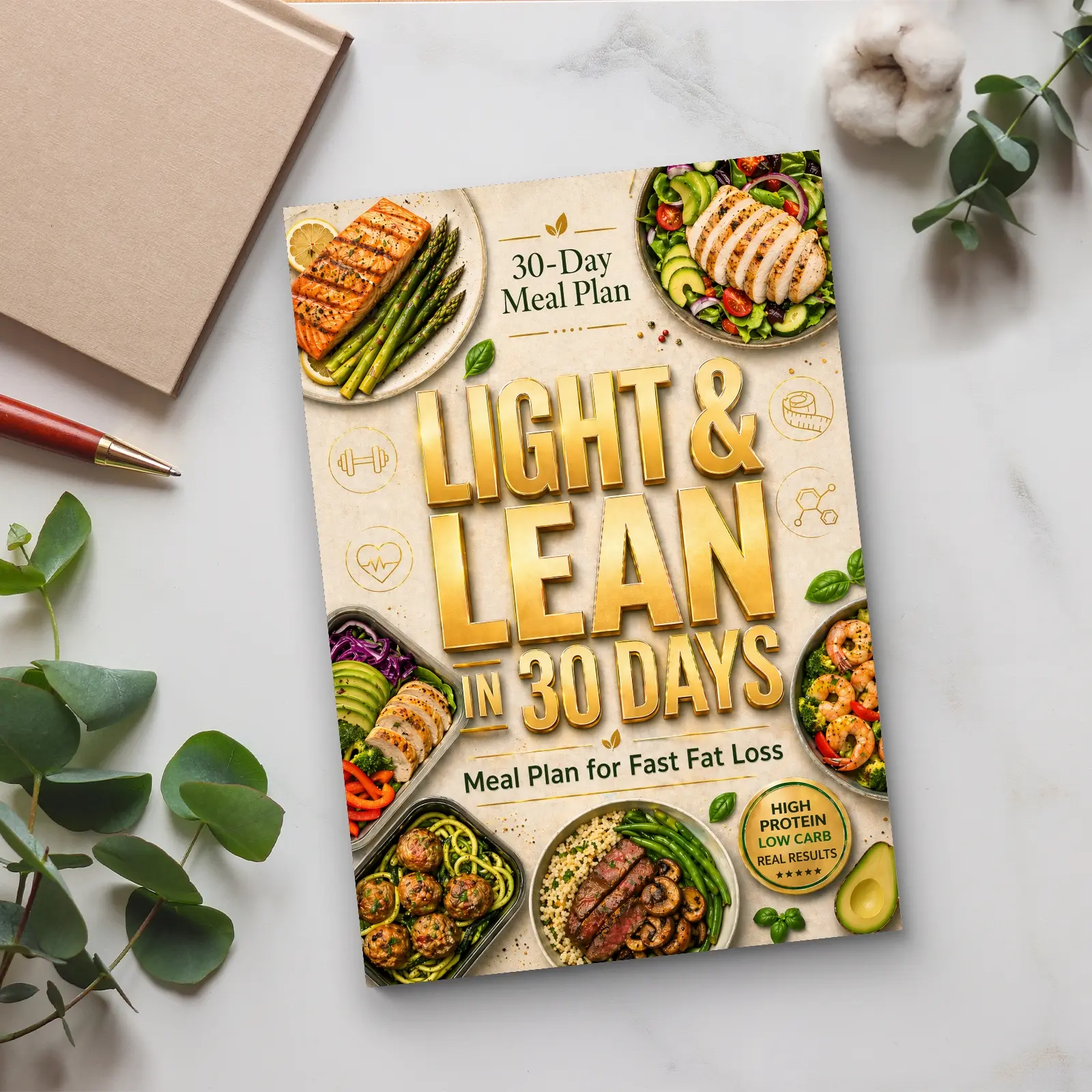 Fat Loss Guide: 30-Day Quick Slim Meal Plan for Women and Men Seeking Healthy Weight Control and Balanced Eating