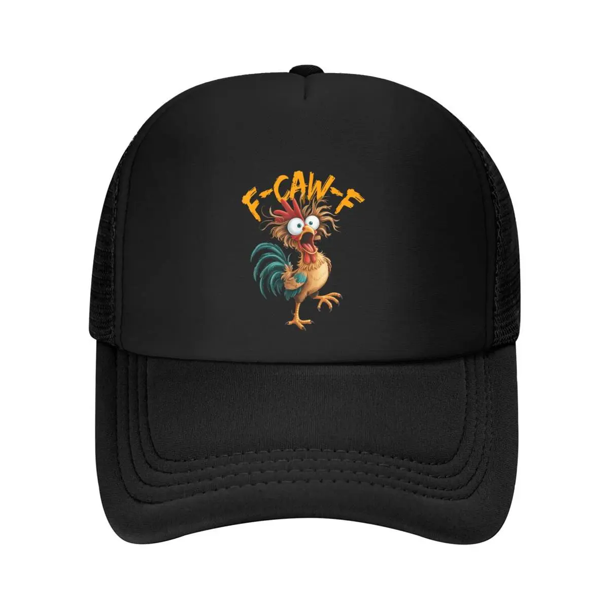 Funny Rooster Trucker Baseball Cap for Men and Women, Casual Trendy Sun Hat with Breathable Mesh, Lightweight for Outdoor Sports, Funny Hat, Casual Trendy Hat