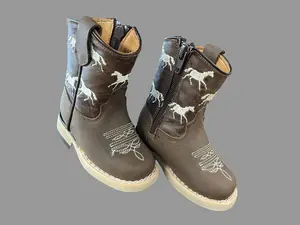 Vaquero Boots Embroider hourses