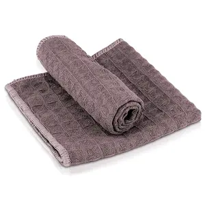 2Pcs Barista Microfiber Cloths, Super Absorbent Microfiber, Professional Cleaning Towels for Espresso Machines, Steam Wands, Countertops Essential Coffee Bar Accessories, Kitchen Dish Cloth Waffle Weave(12"x12")