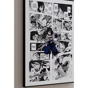 Manga Poster - Obanai Iguro - Curated Manga Panels - Digital Print