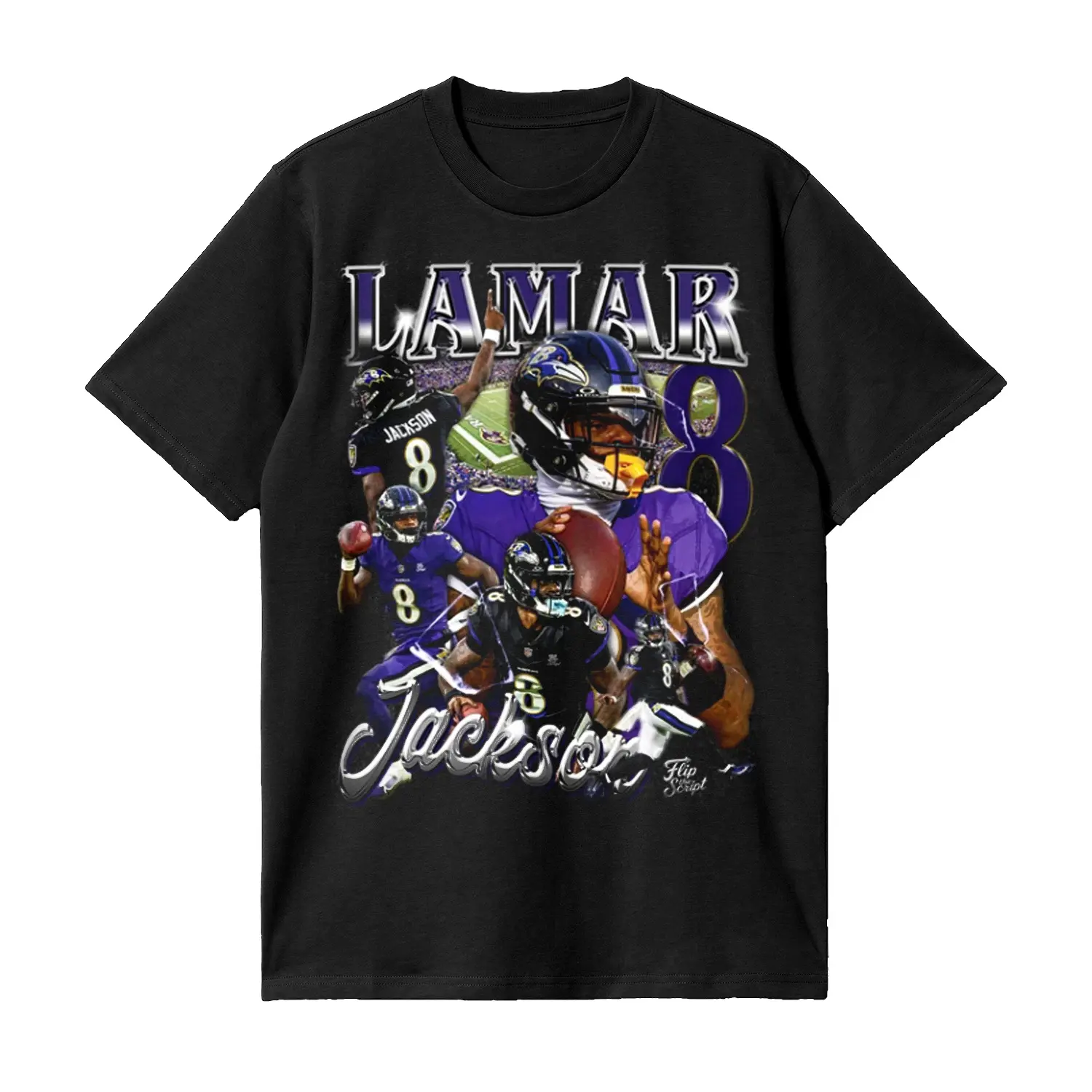 Lamar Jackson Vintage Graphic Tee Football Icon Graphic T-Shirt – Retro Fan Favorite Sports Shirt HGP07808