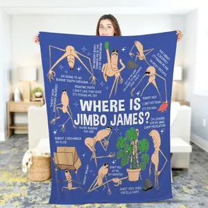 Marcus The Worm Sherpa Blanket, Vrchat Gamer Flannel Throw Blanket, Marcus The Worm Meme Blanket, Marcus The Worm Bedroom Merch,ChristmasGiftGift For Mom, Festival Gift, Gift For Man&Women, Special Gift, Cozy Blanket