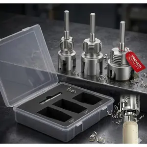 2 Packs PVC Pipe Threader 1/2 and 3/4 For Integrated Internal & External Threading Tool Break-resistant Rust-resistant  Machuelos Tubo Set npt Dual-function Kit Opener