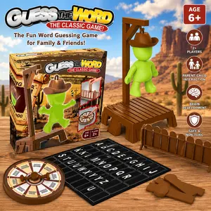 Hangman Magnetic Word Guessing Game for Kids Ages 4-8 | Spelling Learning Travel Toy Fun Tabletop Game Screen-Free Family Board Games for 2 Players | Interactive Vocabulary Building Classroom Home Party Birthday Gift for Boys Girls