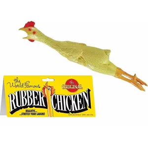 Classic 19" Rubber Chicken by Loftus International – Timeless Gag Prop for Endless Laughs 🐔🤣