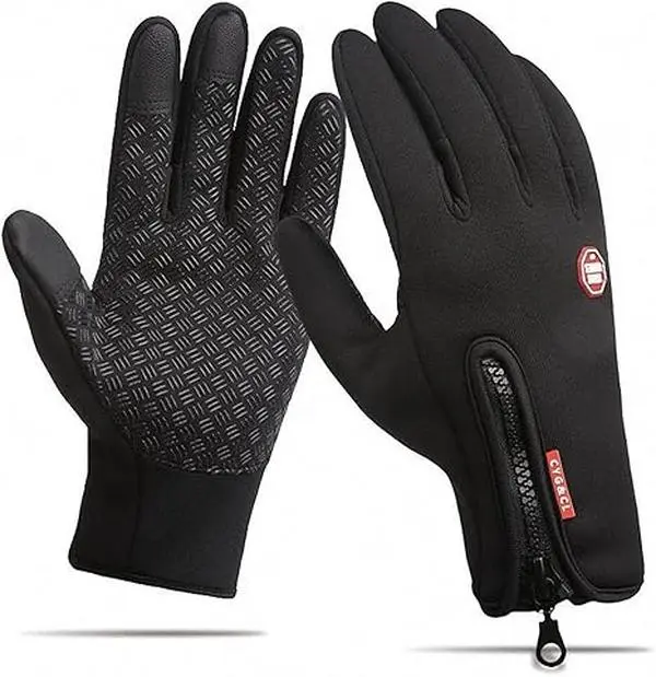 Thermal Windproof Waterproof Winter Gloves Touch Screen Warm Mittens Touchscreen Anti-Slip Sports Gloves for Cycling Running Hiking Climbing Skiing